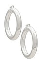 view 1 of 3 AROS DE TUBO AUBREE in Silver