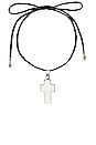 view 1 of 2 Selvia Mother Of Pearl Cross Necklace in Silver
