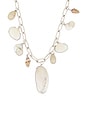 view 2 of 3 Aphrodite Shell Charm Necklace in Silver