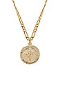 view 2 of 2 Pray For Us Mary Necklace in Gold