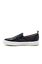 view 5 of 6 Kids Leather Stud Sneaker in Marine