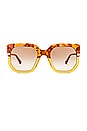 view 1 of 3 West Butterfly Sunglasses in Brown
