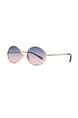 view 2 of 3 Aly Sunglasses in Gold & Blue
