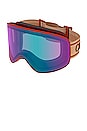 view 2 of 3 Cassidy Ski Goggles in Matte Solid Rust