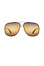view 1 of 3 LUNETTES DE SOLEIL IVY in Gold & Yellow