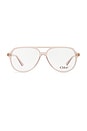view 1 of 3 Judy Eyeglasses in Beige & Transparent