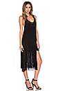 view 2 of 3 VESTIDO LONG FRINGE HAIR, DON'T CARE in Black