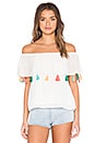 view 1 of 3 Bora Bora Swing Top in White