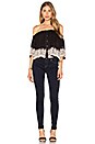 view 4 of 5 Brazilian Night Top in Black & Blush