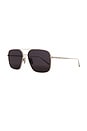 view 2 of 3 Aviator Sunglasses in Silver Grey
