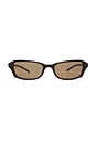 view 1 of 3 Edge Sunglasses in Brown Porcelain