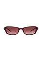 view 1 of 3 Edge Sunglasses in Dark Red