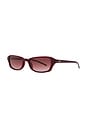 view 2 of 3 Edge Sunglasses in Dark Red