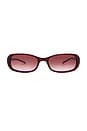 view 1 of 3 Code Sunglasses in Dark Red & Gradient Red