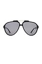 view 1 of 3 Ross Sunglasses in Black & Black