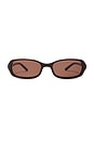 view 1 of 3 Code Sunglasses in Porcelain Brown