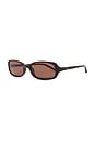 view 2 of 3 Code Sunglasses in Porcelain Brown