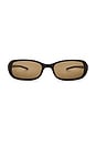 view 1 of 3 Code Sunglasses in Brown Porcelain