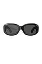 view 1 of 2 Halo Sunglasses in Black