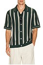 view 1 of 5 Sawyer Knitted Shirt in Pine Green