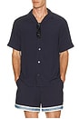 view 1 of 4 CAMISA BOTONES VALBONNE in Navy