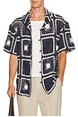view 1 of 4 CAMISA DE GANCHILLO TEJER in Navy