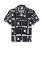 view 4 of 4 CAMISA DE GANCHILLO TEJER in Navy