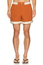 view 1 of 6 Baller Swim Shorts in Rust