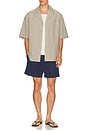 view 4 of 6 Plain Tailored Swim Short in Navy