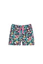 view 1 of 3 The Lil Blooms Swim Trunk in Black & Solid