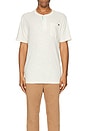 view 3 of 3 The Slice Of Life Henley Shirt in Off White