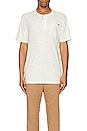 view 3 of 3 The Slice Of Life Henley Shirt in Off White