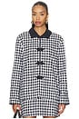 view 2 of 6 Anja Jacket in Black & White Gingham