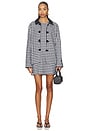 view 5 of 6 Anja Jacket in Black & White Gingham