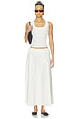 view 5 of 6 Esi Skirt in White