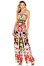 view 1 of 4 Strapless Jumpsuit in Painted Land