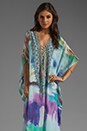view 1 of 6 Long Lace Up Kaftan in Craving A Patch of Green in Dream Merchant