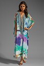 view 2 of 6 Long Lace Up Kaftan in Craving A Patch of Green in Dream Merchant