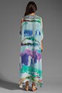 view 4 of 6 Long Lace Up Kaftan in Craving A Patch of Green in Dream Merchant