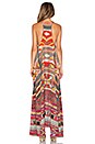 view 3 of 3 V Neck Racerback Dress in Oaxaca Wings