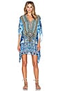 view 4 of 4 Lace Up Mini Caftan in Power of Prayer