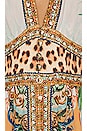 view 4 of 4 Shirring Detailed Maxi Dress in Royalty Loyalty