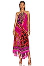 view 1 of 4 Gather Neck Halter Maxi Dress in Always Change Your Spots