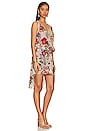 view 2 of 4 Cross Over Mini Dress in Leos Bouquet