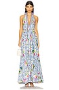 view 1 of 4 Ruffle Hem Halter Dress in Wall To Wall Wonders