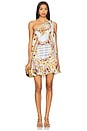 view 1 of 5 Tie One Shoulder Short Dress in Throne Games