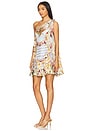 view 3 of 5 Tie One Shoulder Short Dress in Throne Games