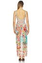 view 3 of 4 Square Neck Beach Maxi Dress With Low Back in Meet Me In Mallorca Meetmall