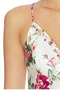 view 4 of 4 V Neck Slip Dress With Flounce Hem in Torero Libertine