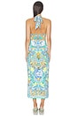 view 3 of 4 Jersey Halter Dress in Dial Up The Tiles